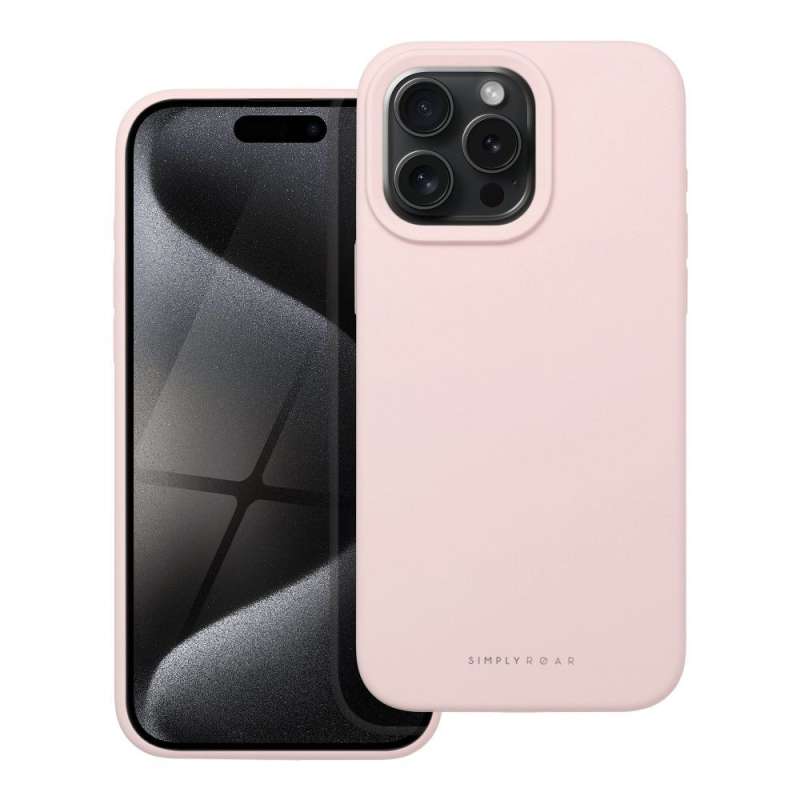 SPOTT-GR ROAR Cloud Skin - Θήκη Σιλικόνης για Apple iPhone 15 Pro Max - Ροζ