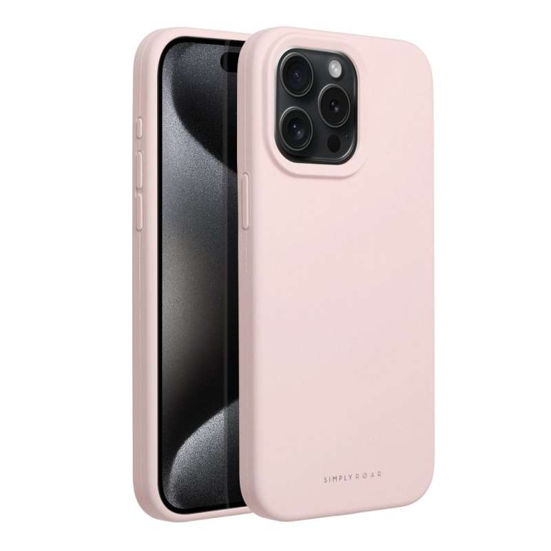 SPOTT-GR ROAR Cloud Skin - Θήκη Σιλικόνης για Apple iPhone 15 Pro Max - Ροζ