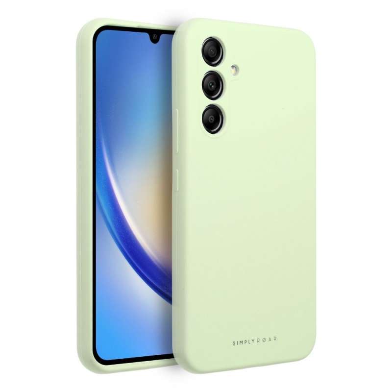 SPOTT-GR ROAR Cloud Skin - Θήκη Σιλικόνης για Samsung Galaxy A34 5G 5G - Πράσινη