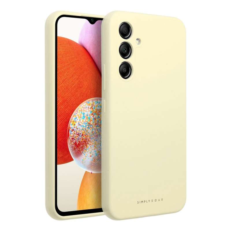 SPOTT-GR ROAR Cloud Skin - Θήκη Σιλικόνης για Samsung Galaxy A14 4G / A14 5G - Κίτρινη