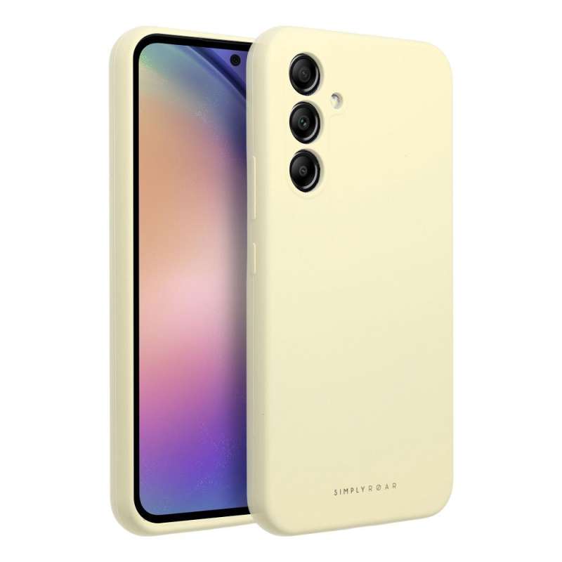 SPOTT-GR ROAR Cloud Skin - Θήκη Σιλικόνης για Samsung Galaxy A54 5G - Κίτρινη