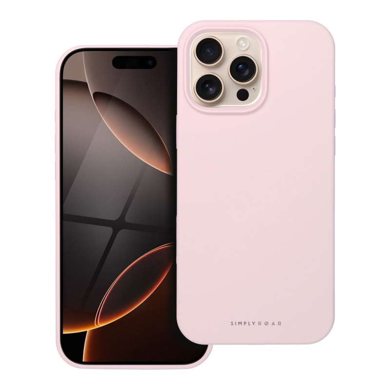SPOTT-GR ROAR Cloud Skin - Θήκη Σιλικόνης για Apple iPhone 16 Pro Max - Ροζ