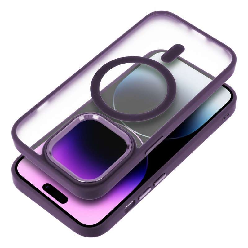 SPOTT-GR Matte Mag Case - Πλαστική Θήκη με Υποστήριξη MagSafe για Samsung Galaxy S25 Plus - Μωβ