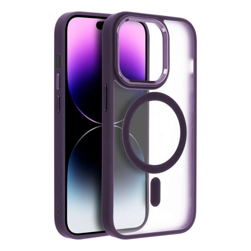 SPOTT-GR Matte Mag Case - Πλαστική Θήκη με Υποστήριξη MagSafe για Samsung Galaxy S25 Plus - Μωβ