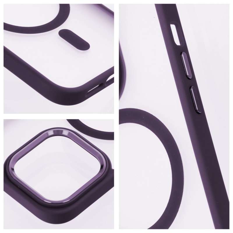 SPOTT-GR Matte Mag Case - Πλαστική Θήκη με Υποστήριξη MagSafe για Samsung Galaxy S25 Plus - Μωβ