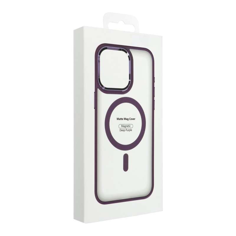 SPOTT-GR Matte Mag Case - Πλαστική Θήκη με Υποστήριξη MagSafe για Samsung Galaxy S25 Plus - Μωβ
