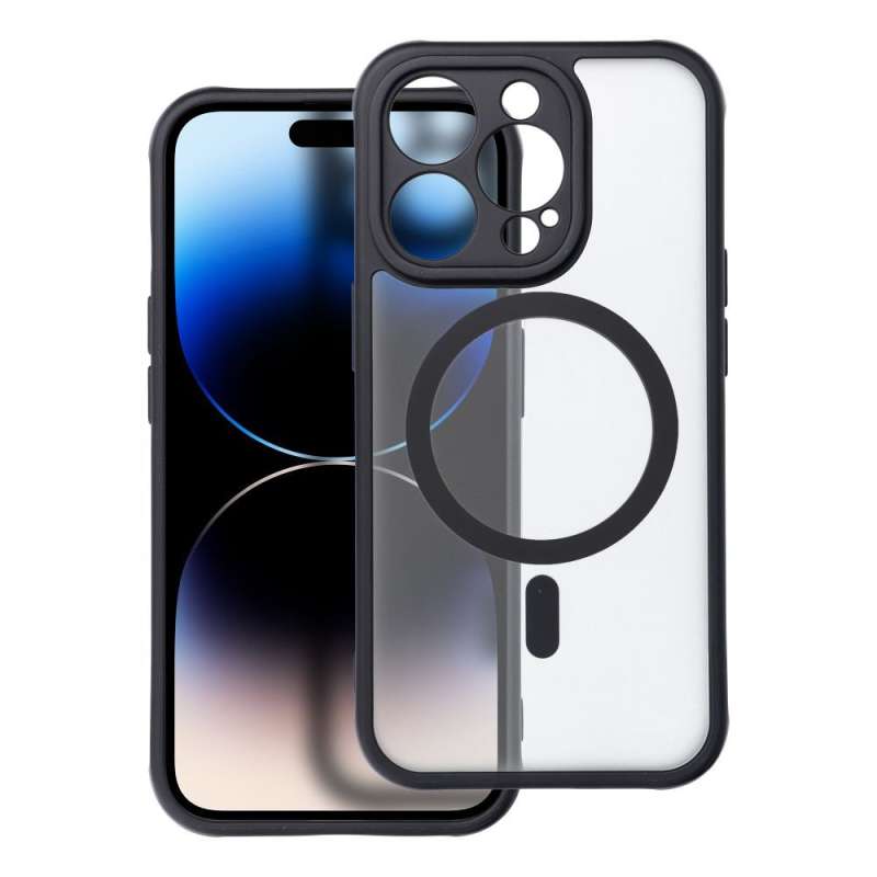 SPOTT-GR Full Matte Mag Case - Θήκη με Υποστήριξη MagSafe για Apple iPhone 14 Pro - Μαύρη