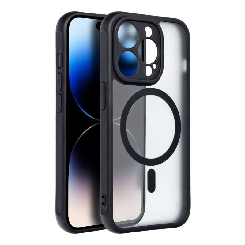 SPOTT-GR Full Matte Mag Case - Θήκη με Υποστήριξη MagSafe για Apple iPhone 14 Pro - Μαύρη