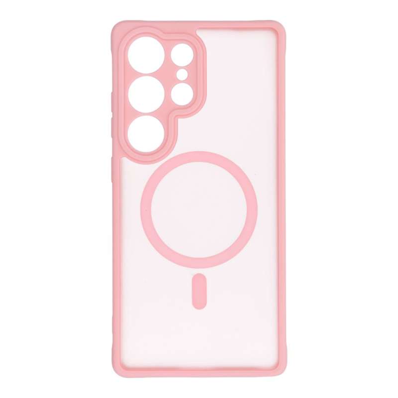 SPOTT-GR Full Matte Mag Case - Πλαστική Θήκη με Υποστήριξη MagSafe για Xiaomi Redmi Note 14 Pro 5G / 14 Pro Plus / Poco X7 - Ροζ