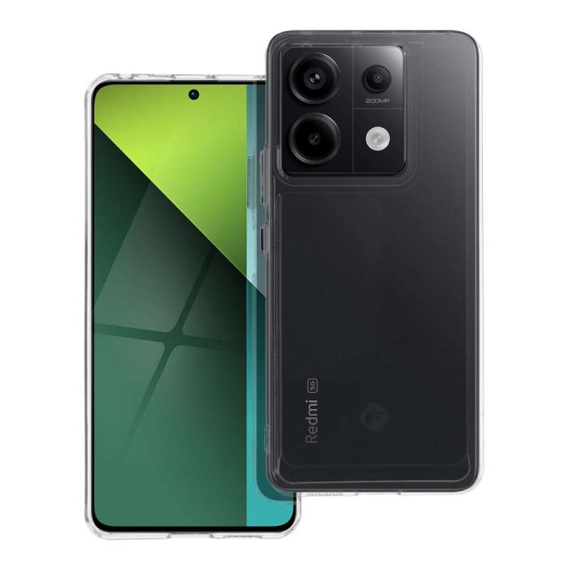SPOTT-GR Forcell F-Protect (Clear Case) - Διάφανη Σκληρή Θήκη Σιλικόνης για Xiaomi Redmi Note 13 Pro 5G