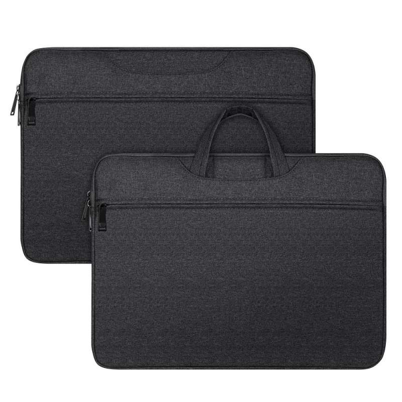 SPOTT-GR Dux Ducis LBTC - Υφασμάτινη Τσάντα Χειρός για Laptop 14 έως 15.6 Ιντσών σε Μαύρο Χρώμα