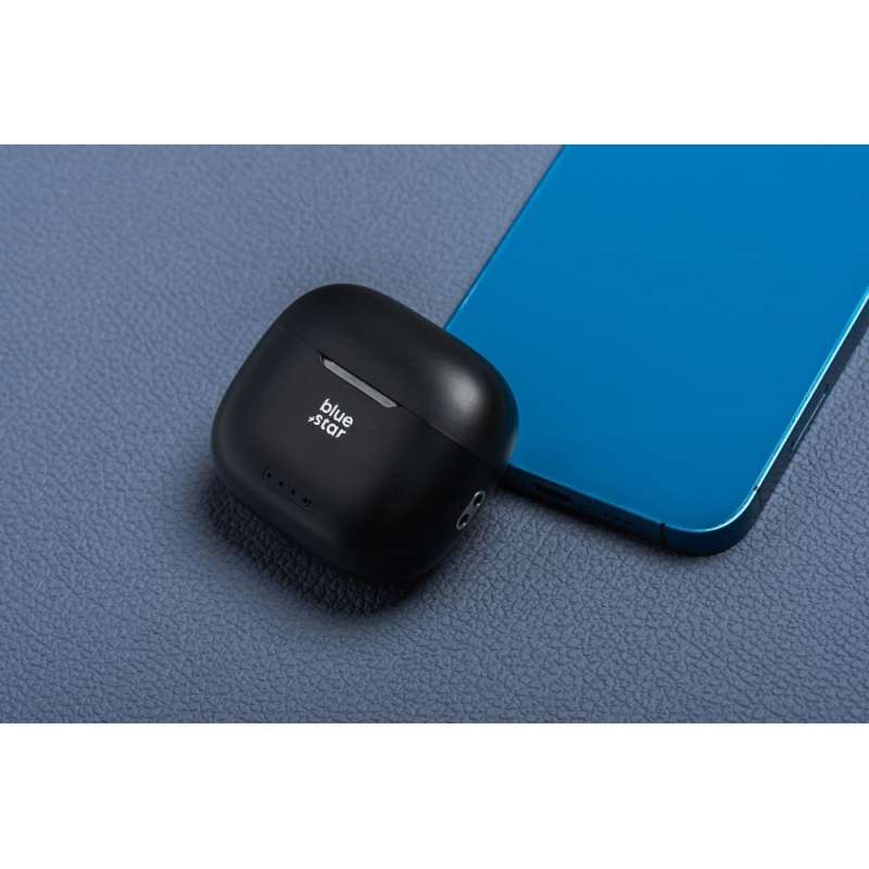 SPOTT-GR Blue Star TWS BK31 - Ασύρματα In-Ear Ακουστικά Bluetooth σε Μαύρο Χρώμα