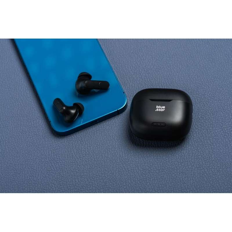 SPOTT-GR Blue Star TWS BK31 - Ασύρματα In-Ear Ακουστικά Bluetooth σε Μαύρο Χρώμα