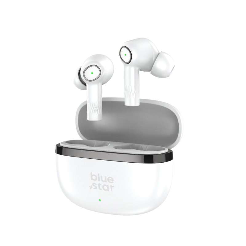 SPOTT-GR Blue Star AC20C - Ασύρματα In-Ear Ακουστικά Bluetooth με ENC (Ακύρωση Θορύβου) σε Άσπρο Xρώμα