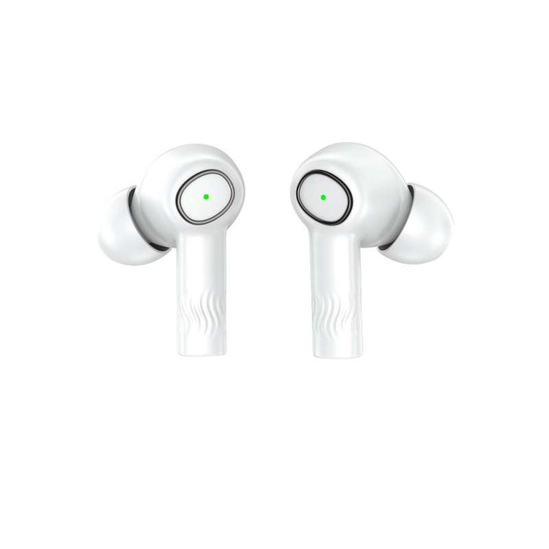 SPOTT-GR Blue Star AC20C - Ασύρματα In-Ear Ακουστικά Bluetooth με ENC (Ακύρωση Θορύβου) σε Άσπρο Xρώμα