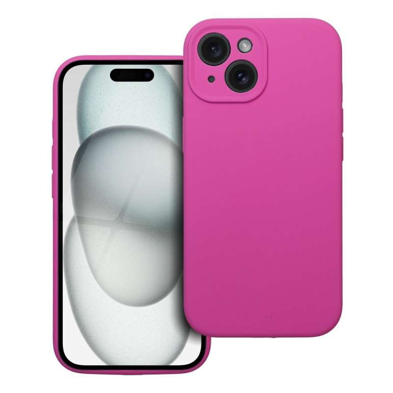SPOTT-GR Silicone 2mm - Λεπτή Θήκη Σιλικόνης 2mm για Apple iPhone 15 - Ροζ