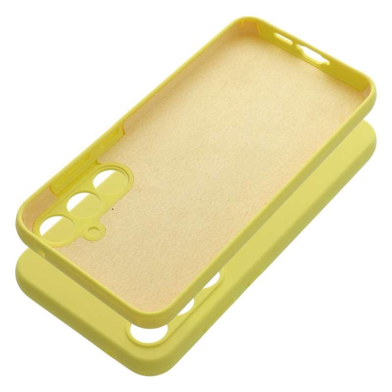 SPOTT-GR Silicone 2mm - Λεπτή Θήκη Σιλικόνης 2mm για Samsung Galaxy A55 5G - Κίτρινη