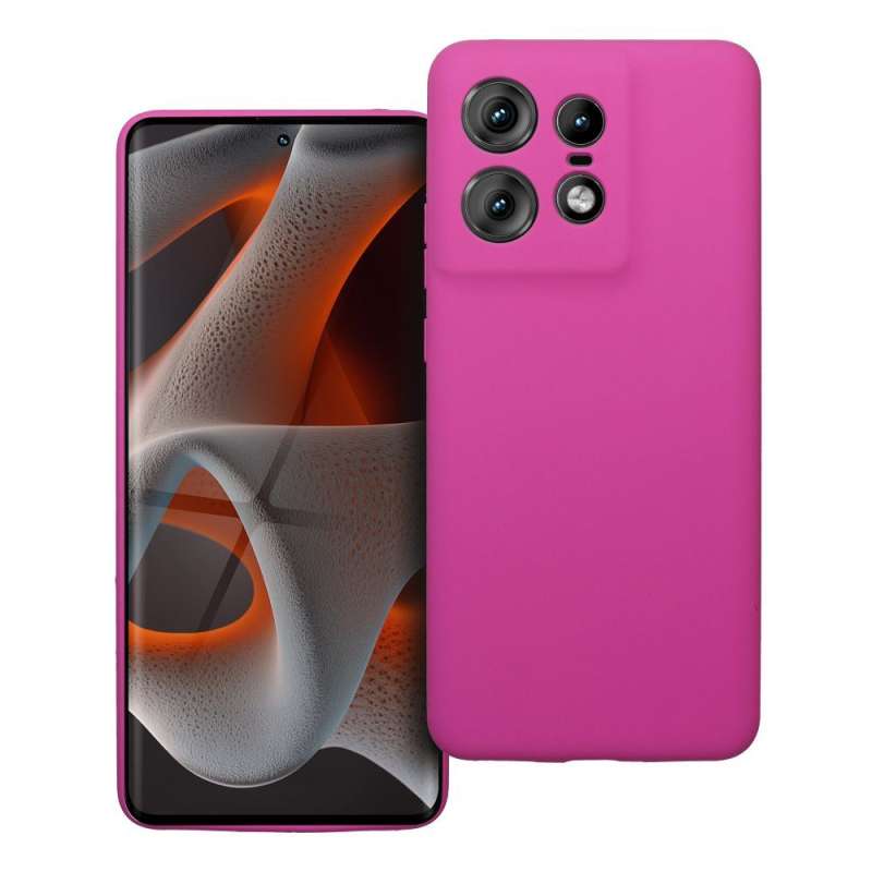 SPOTT-GR Silicone 2mm - Λεπτή Θήκη Σιλικόνης 2mm για Motorola Moto Edge 50 Pro - Ροζ