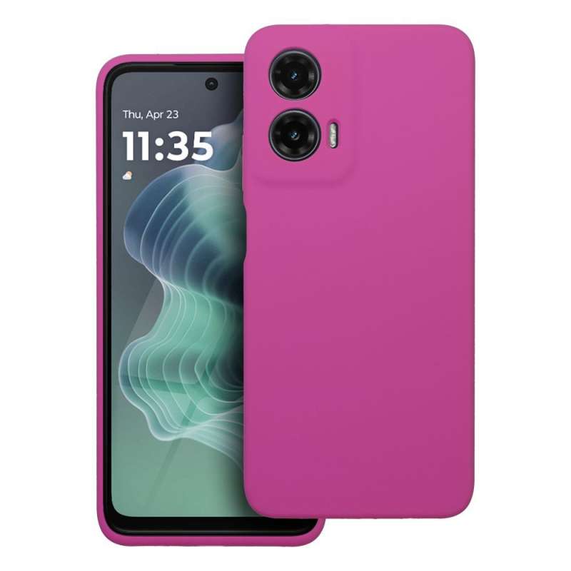 SPOTT-GR Silicone 2mm - Λεπτή Θήκη Σιλικόνης 2mm για Motorola Moto G35 5G - Ροζ