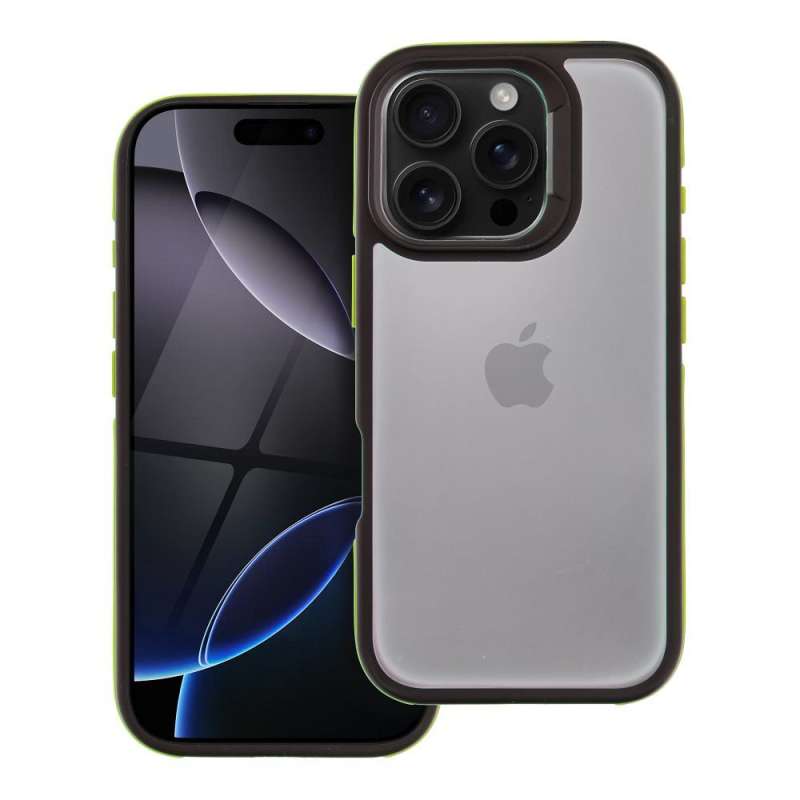 SPOTT-GR Neo Case - Ημιδιάφανη Θήκη για Apple iPhone 16 Pro - Κίτρινη