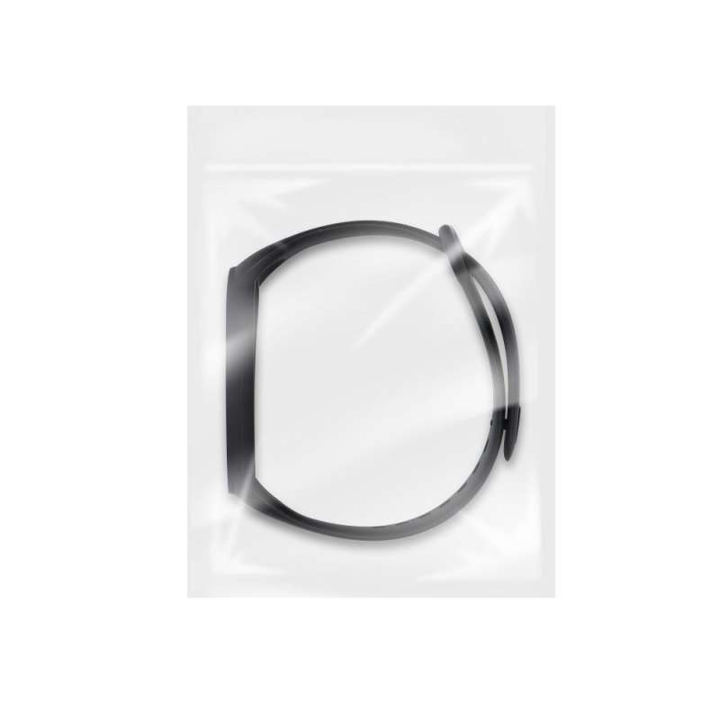 SPOTT-GR Λουράκι Σιλικόνης για Smartwatch για Xiaomi Mi Band 5 / 6 / 7 - Μαύρο