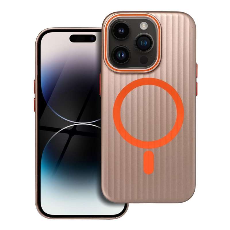 SPOTT-GR Simply Case - Θήκη με Υποστήριξη MagSafe για Apple iPhone 14 Pro - Χρυσή
