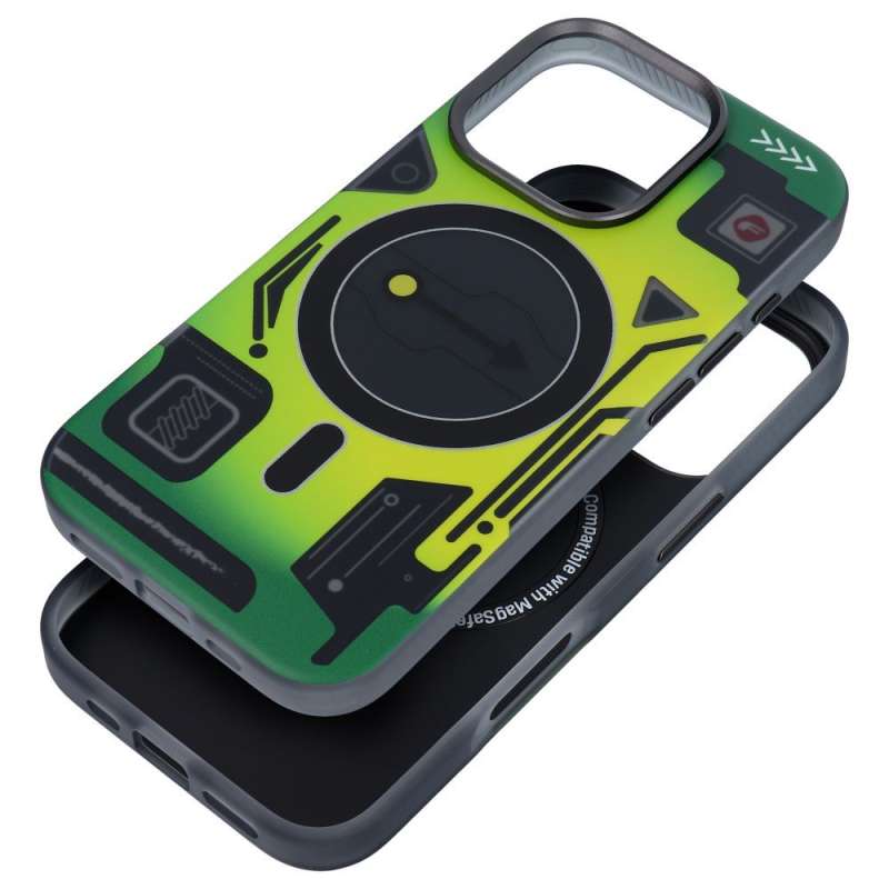 SPOTT-GR Forcell F-Protect Levels - Ανθεκτική Θήκη (Military Grade) με Υποστήριξη MagSafe για Apple iPhone 16 Pro Max - Πράσινη