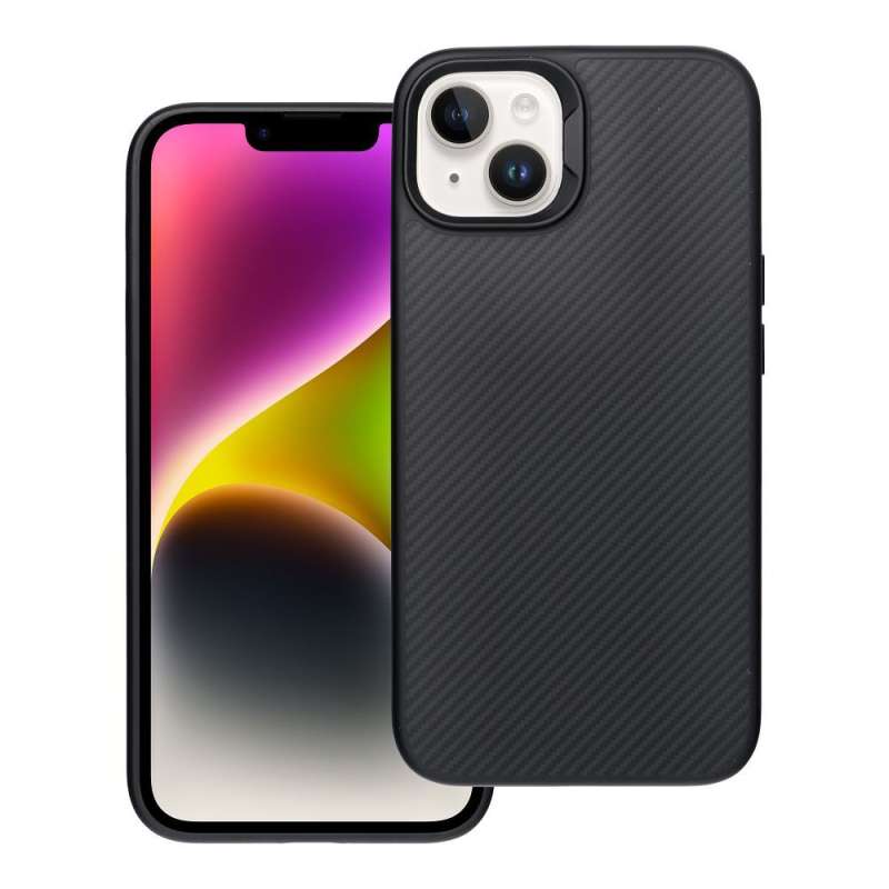 SPOTT-GR Carbon Elite Mag - Θήκη με Υποστήριξη MagSafe για Apple iPhone 14 - Μαύρη