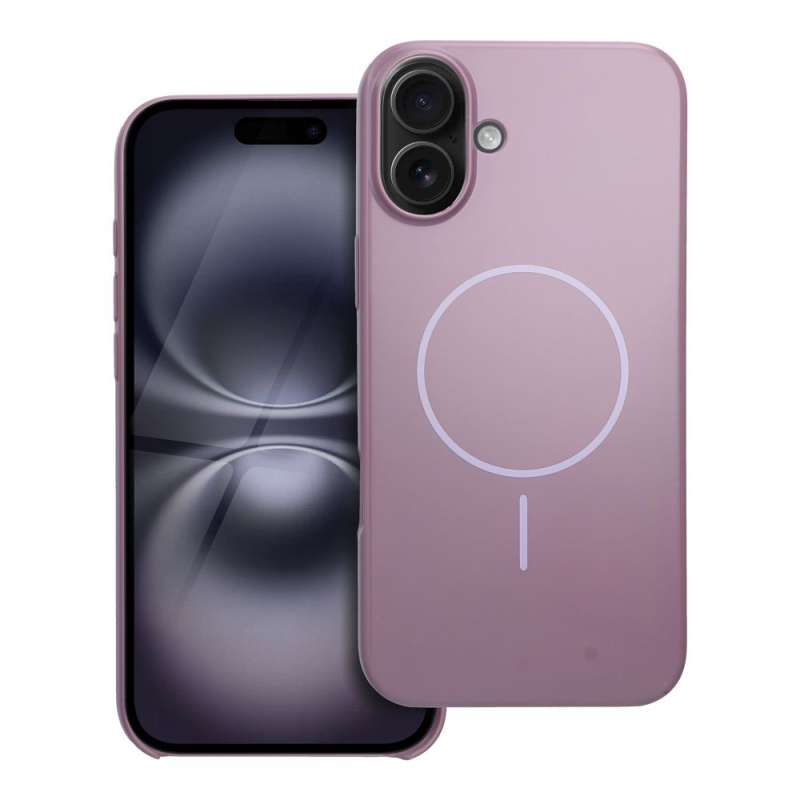 SPOTT-GR Glossy Mag Case - Πλαστική Θήκη με Υποστήριξη MagSafe για Apple iPhone 16 Plus - Μωβ