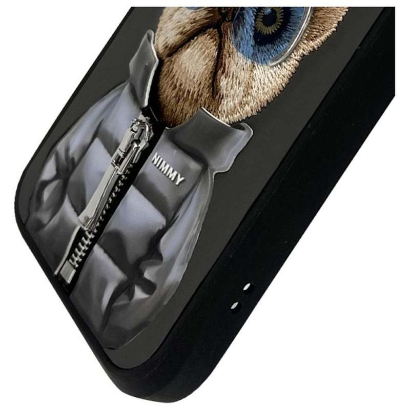 SPOTT-GR Nimmy Case Cool And Cute 2.0 (Dog) - Θήκη για Apple iPhone 15 Pro Max σε Μαύρο Χρώμα