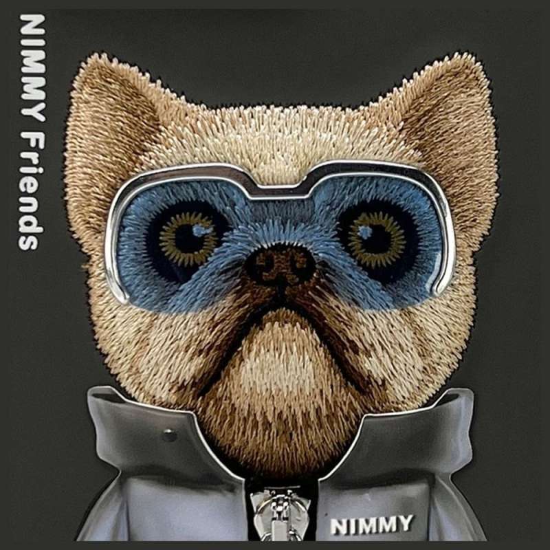 SPOTT-GR Nimmy Case Cool And Cute 2.0 (Dog) - Θήκη για Apple iPhone 15 Pro Max σε Μαύρο Χρώμα