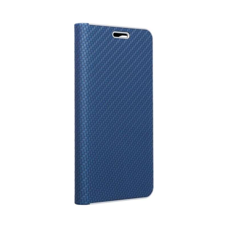 SPOTT-GR Luna Book Carbon Case - Θήκη Πορτοφόλι για Samsung Galaxy A52 5G / A52 4G / A52s 5G - Μπλε