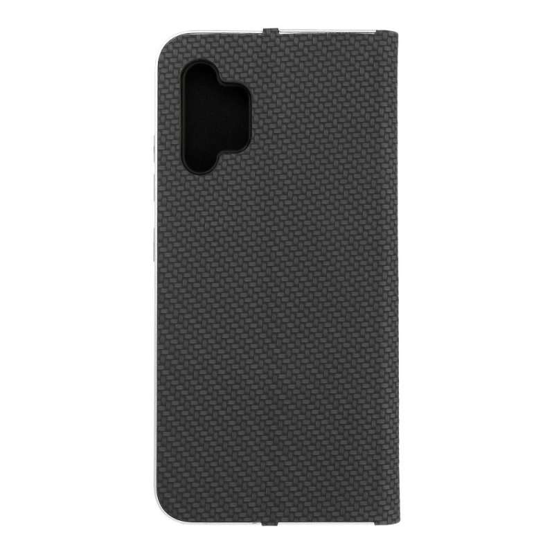 SPOTT-GR Luna Book Carbon Case - Θήκη Πορτοφόλι για Samsung Galaxy A32 4G - Μαύρη