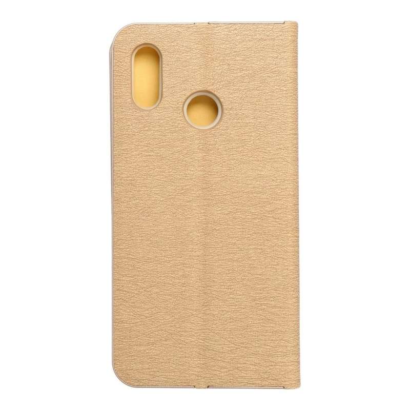 SPOTT-GR Luna Book Cover - Θήκη Πορτοφόλι για Huawei P20 Lite - Χρυσή