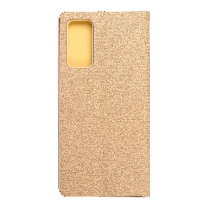 SPOTT-GR Luna Book Cover - Θήκη Πορτοφόλι για Samsung Galaxy S20 FE 5G - Χρυσή