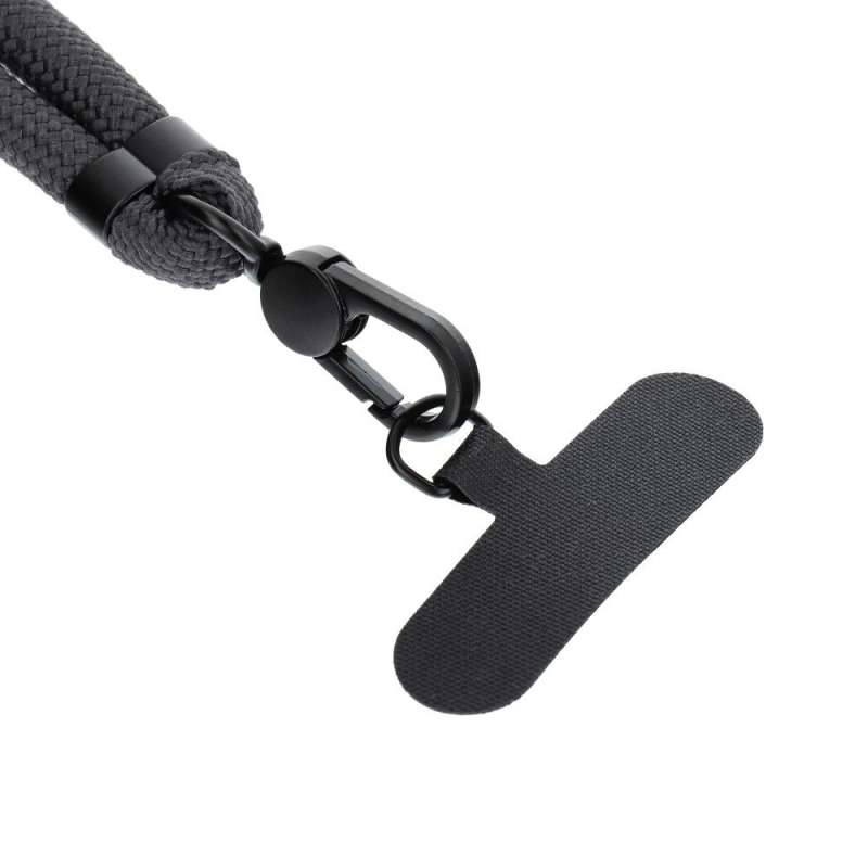 SPOTT-GR Swing Pendant (8mm) - Λουράκι για Θήκες Κινητών με Ρυθμιζόμενο Μάκρος (Μήκος 165cm) σε Γκρι Xρώμα