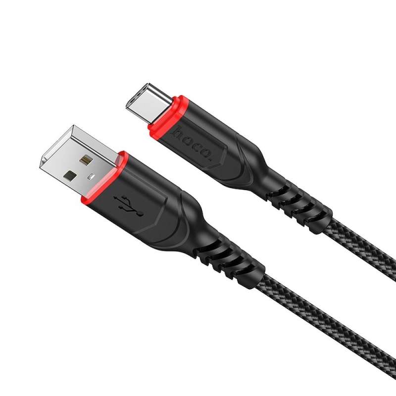 SPOTT-GR Hoco X59 - Καλώδιο USB-A σε Type-C QC 3A 18W 1m - Μαύρο