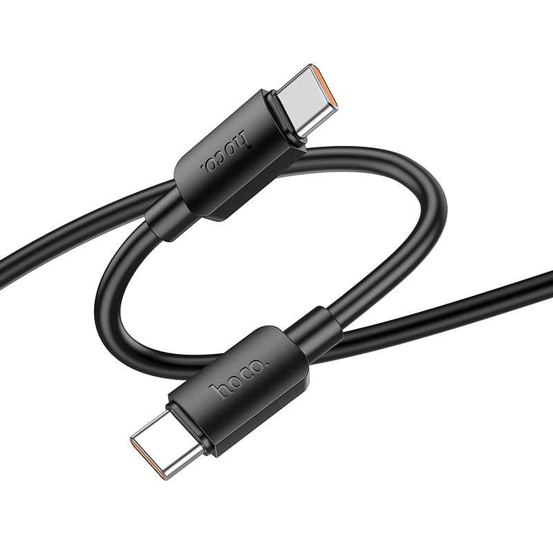 SPOTT-GR Hoco X96 - Καλώδιο Type-C σε Type-C PD 6A 100W 1m - Μαύρο