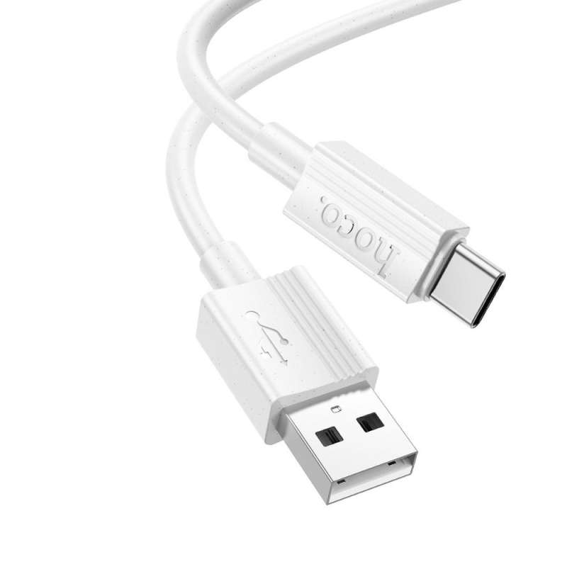 SPOTT-GR Hoco X107 - Καλώδιο USB-A σε Type-C 3A 1m - Άσπρο