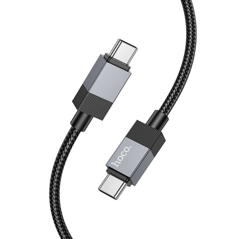 SPOTT-GR Hoco X110 - Καλώδιο Type-C σε Type-C 3A 60W 1m - Μαύρο