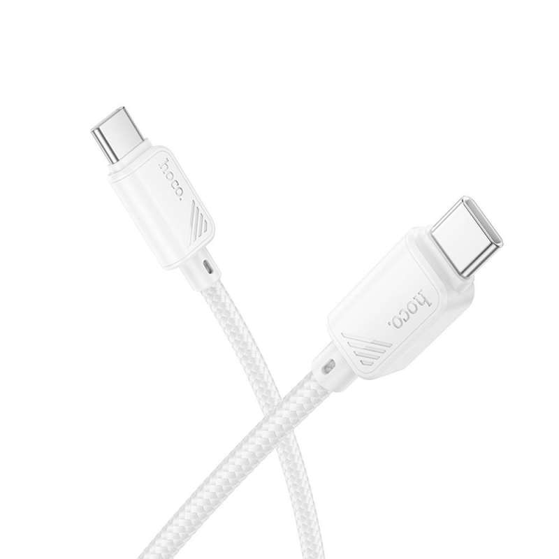SPOTT-GR Hoco X113 - Καλώδιο Type-C σε Type-C 3A 60W 1m - Άσπρο