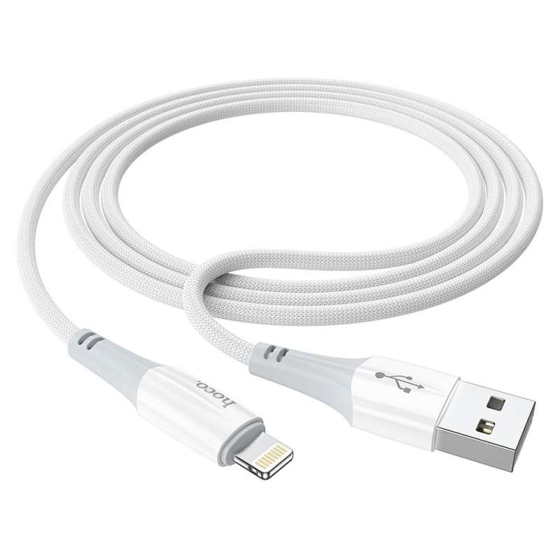 SPOTT-GR Hoco X70 - Καλώδιο USB-A σε Lightning 2.4A 1m - Άσπρο