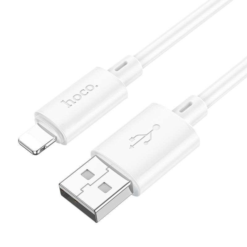 SPOTT-GR Hoco X88 - Καλώδιο USB-A σε Lightning 2.4A 1m - Άσπρο
