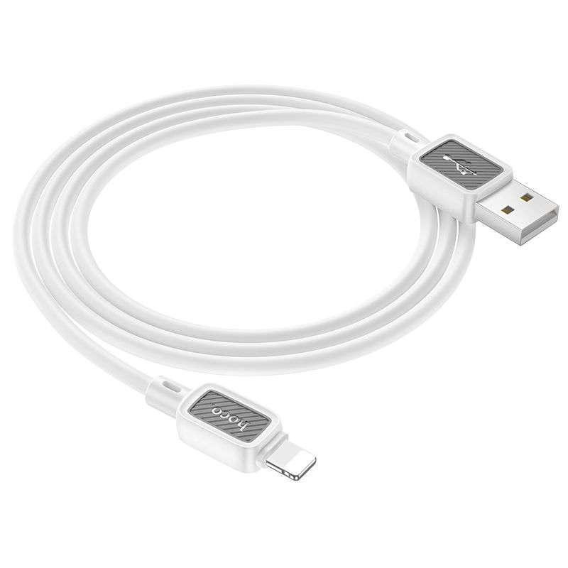 SPOTT-GR Hoco X108 - Καλώδιο USB-A σε Lightning 2.4A 1m - Άσπρο