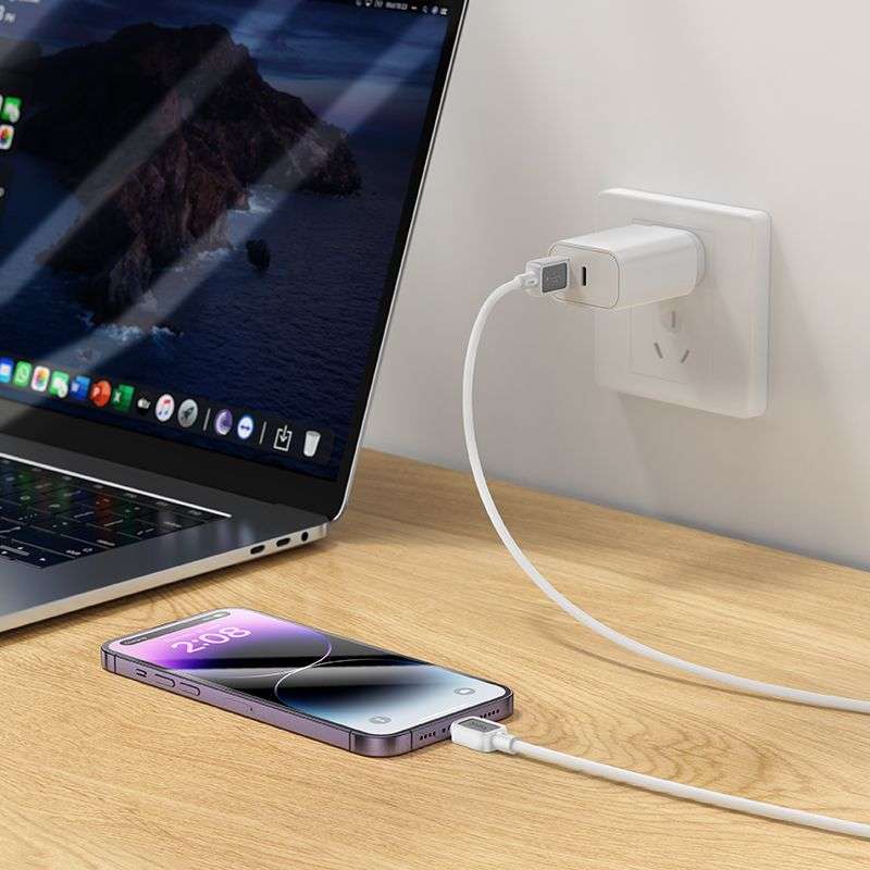 SPOTT-GR Hoco X108 - Καλώδιο USB-A σε Lightning 2.4A 1m - Άσπρο