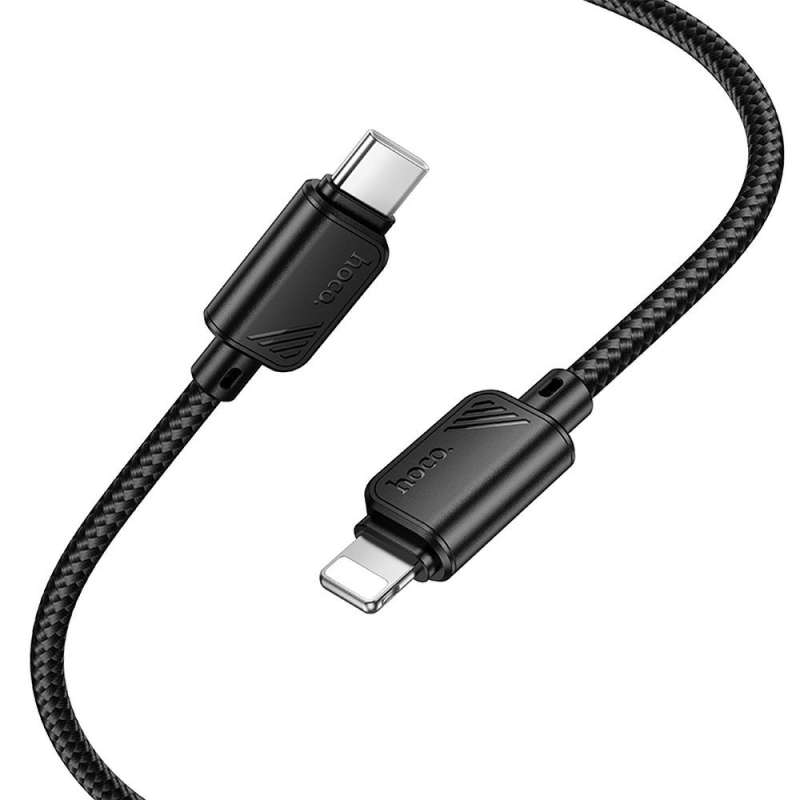 SPOTT-GR Hoco X113 - Καλώδιο Type-C σε Lightning PD 27W 1m - Μαύρο