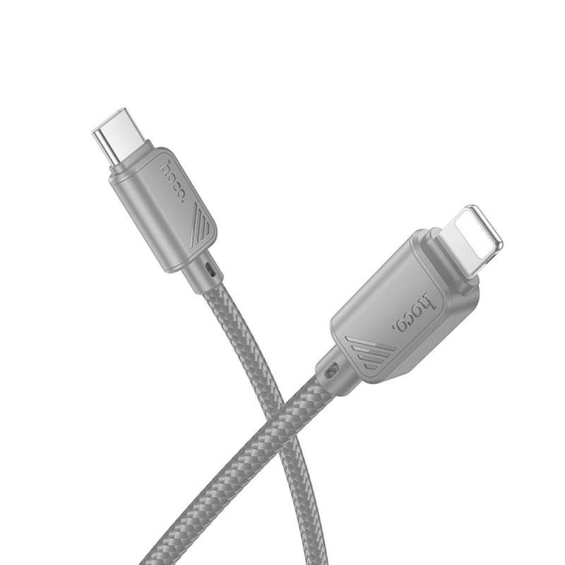 SPOTT-GR Hoco X113 - Καλώδιο Type-C σε Lightning PD 27W 1m - Γκρι