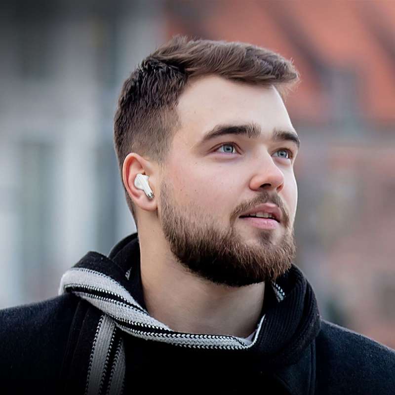 SPOTT-GR Hoco EQ2 - Ασύρματα In-Ear Ακουστικά Bluetooth σε Άσπρο Xρώμα