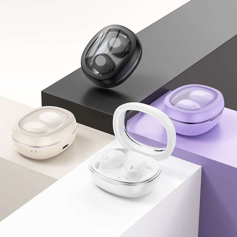 SPOTT-GR Hoco EQ3 - Ασύρματα In-Ear Ακουστικά Bluetooth TWS με Θήκη Φόρτισης - Μαύρα
