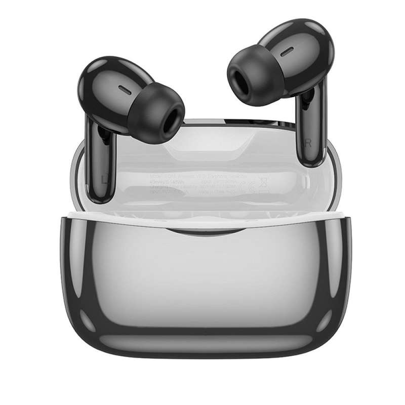 SPOTT-GR Hoco EQ16 - Ασύρματα In-Ear Ακουστικά Bluetooth με ANC, ENC (Ακύρωση Θορύβου) σε Μαύρο Χρώμα